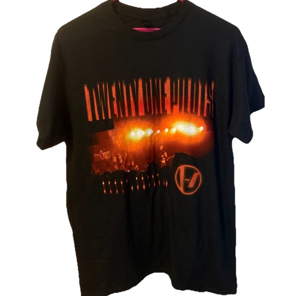 Twenty One Pilots Start Fresh Next Semester T-Shirt M Black Graphic Band Music